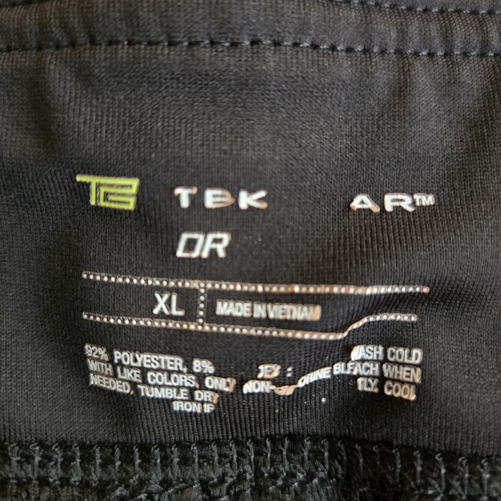 TekGear DryTek Black Pleated Tennis Workout Skort sz XL - Picture 3 of 10
